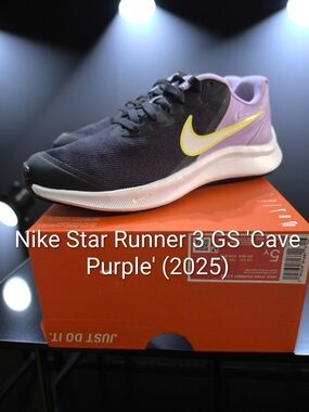Nike Star Runner 3 GS 'Cave Purple' (2025) M5Y/W6.5 New W/OG Box